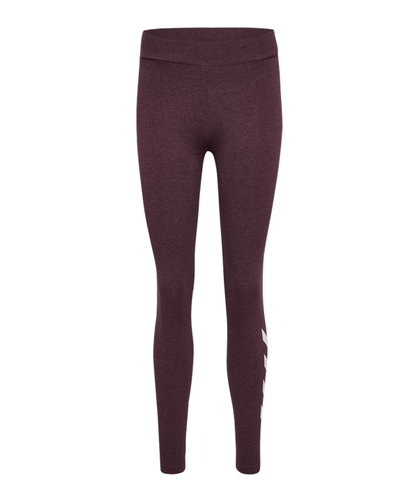Hummel Pulse Logo MW Tight Damen Braun F8035 - braun