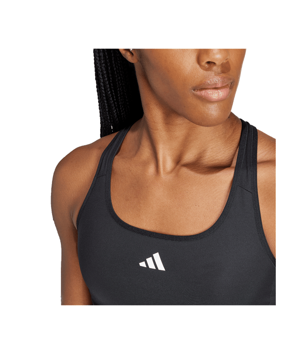 adidas Sport-BH Damen Schwarz - schwarz