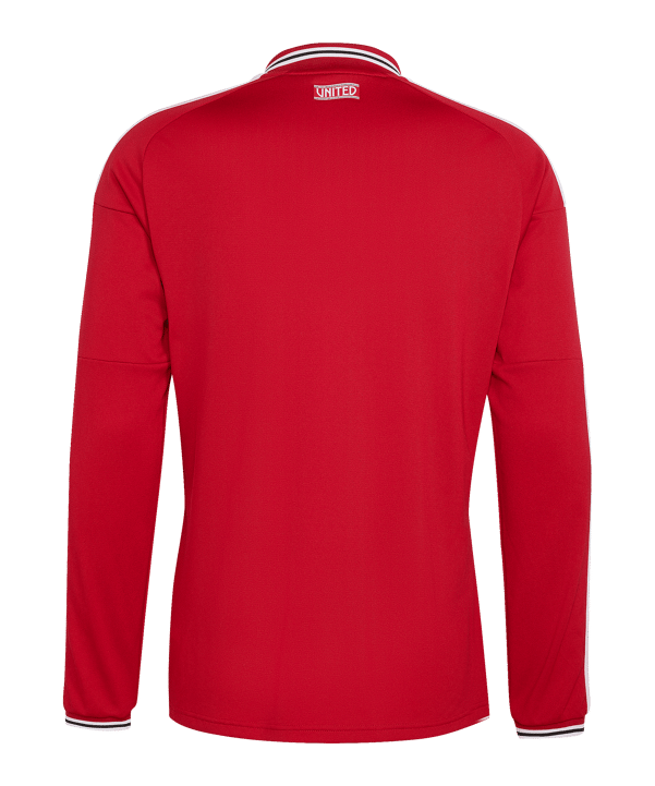 adidas Manchester United Trikot Langarm Home 2026/2027 Rot - rot