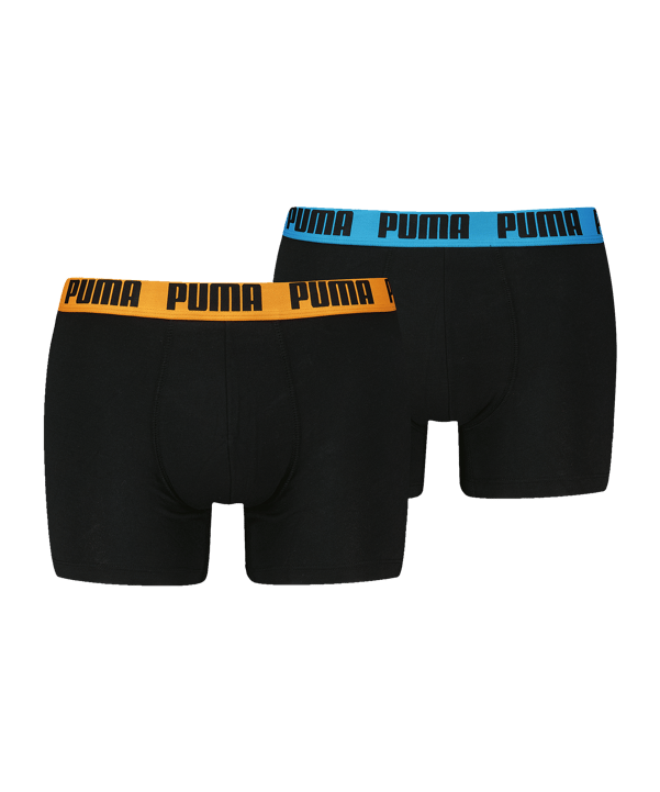 PUMA Everyday Basic 2P Boxershort Schwarz F009 - schwarz