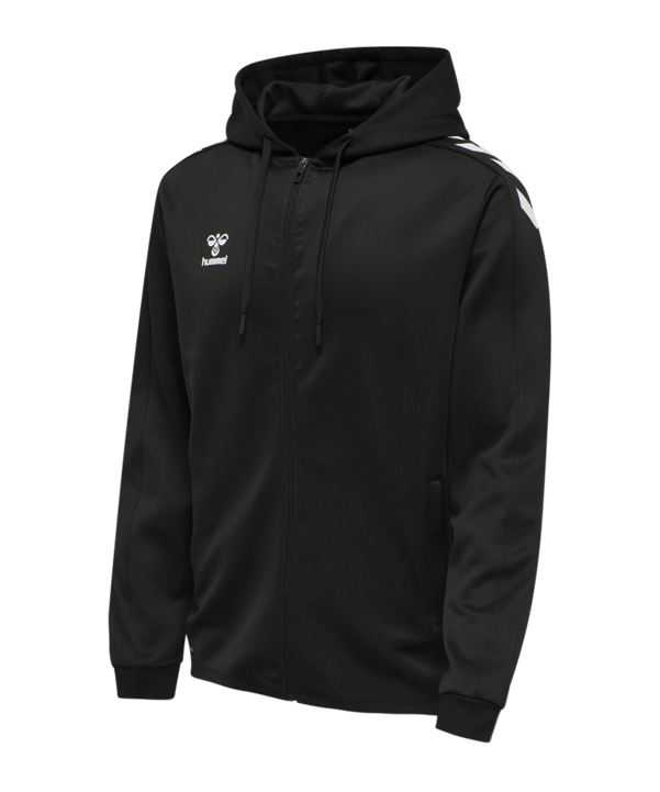 Hummel hmlCORE XK Kapuzenjacke Schwarz F2001 - schwarz
