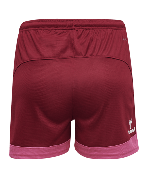 Hummel Lead Poly Shorts Damen Rot F3584 - rot