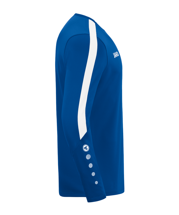 JAKO Power Sweatshirt Kids Blau Weiss F400 - blau