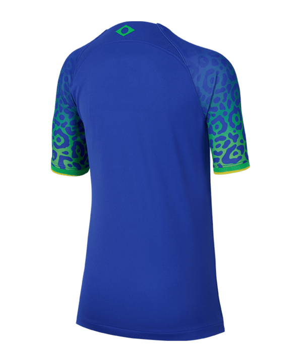 Nike Brasilien Trikot Away WM 2022 Kids Blau F433 - blau