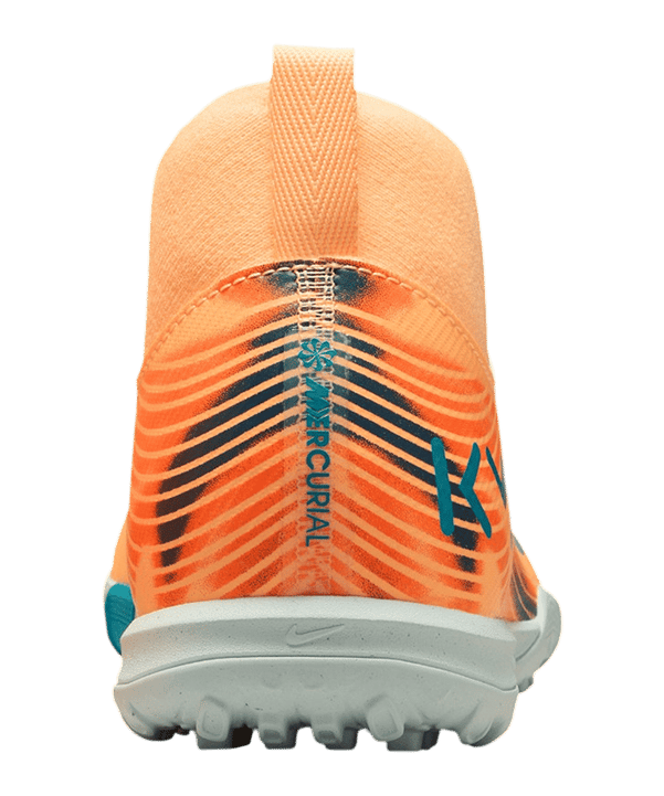 Nike Jr Air Zoom Mercurial Superfly X Academy TF Kylian Mbappe Signature Kids Orange F801 - orange
