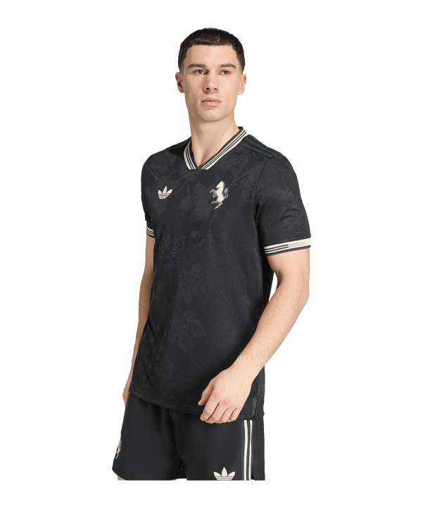adidas Juventus Turin Authentic Trikot 3rd 2025/2026 Schwarz - schwarz