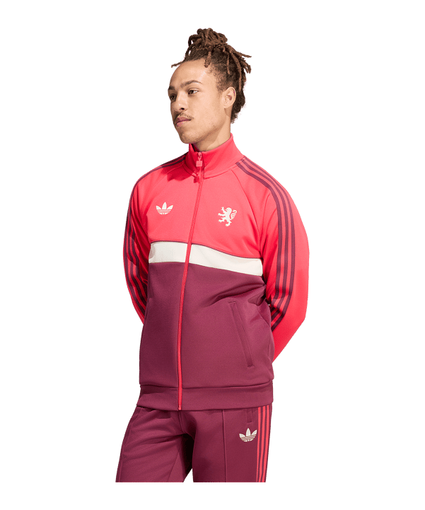 adidas Originals Olympique Lyon Jacke Rosa - rosa