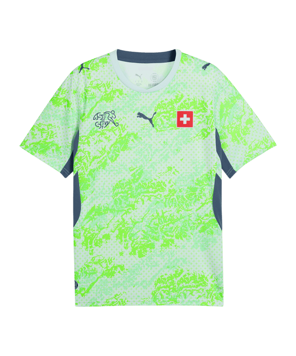 PUMA SFV Schweiz Trikot Away WM 2026 Grün F02 - gruen
