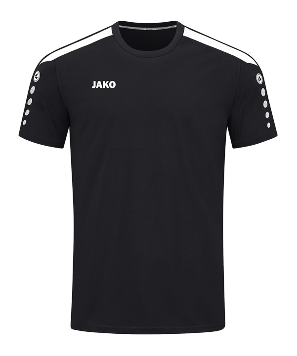 JAKO Power T-Shirt Damen Schwarz Weiss F800 - schwarz