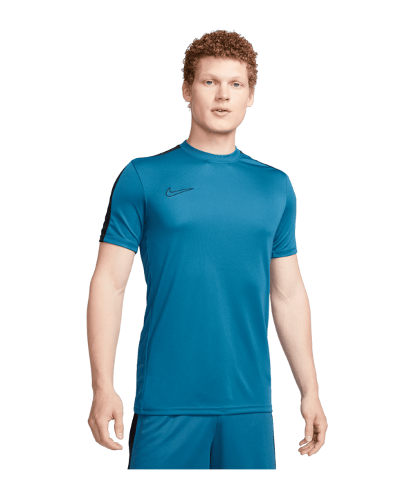 Nike Academy T-Shirt Blau Schwarz F457 - blau