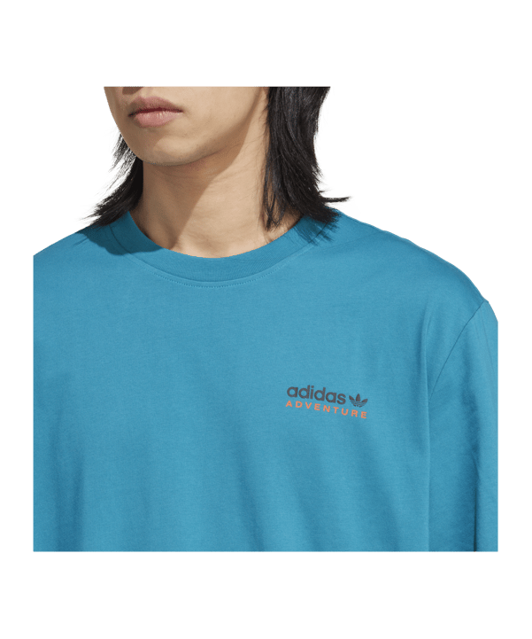 adidas Originals ADV Mountain Bike T-Shirt Grün - blau