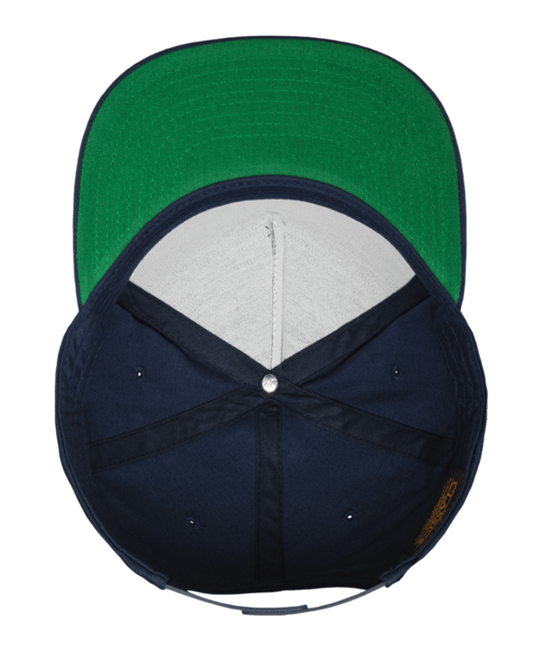 Flexfit Merch 5 Panel Classic Snapback Mütze Blau - blau