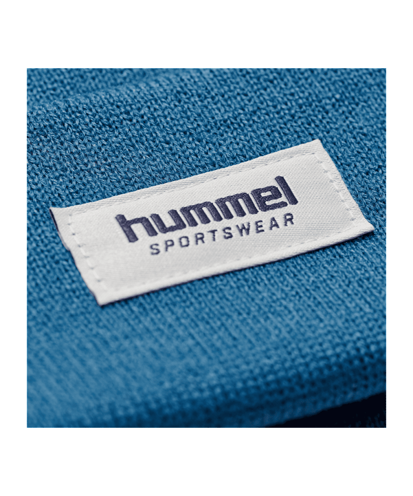 Hummel Knit Beanie Kids Blau F7379 - blau