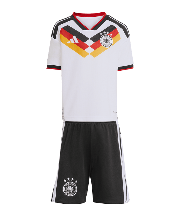adidas DFB Deutschland Trikot Set Home WM 2026 Kids Weiß - weiss