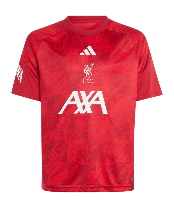 adidas FC Liverpool Pre Match Trikot 2026/2027 Kids Rot - rot