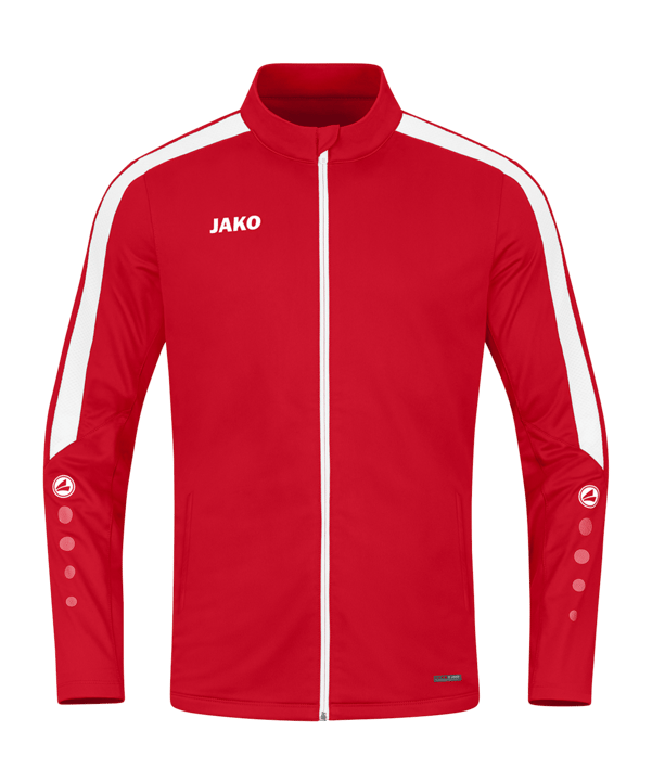 JAKO Power Polyesterjacke Kids Rot Weiss F100 - rot
