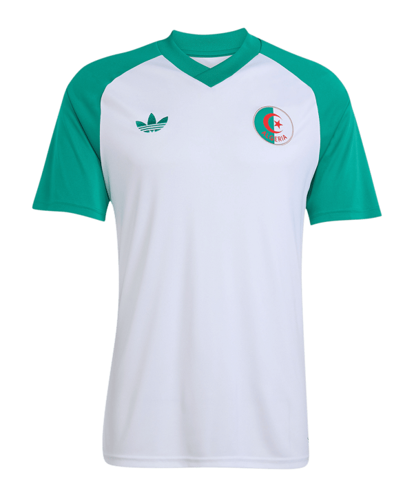 adidas FAF Algerien Trikot Home WM 2026 Weiß - weiss