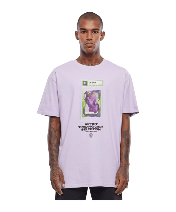 Mister Tee Blend Oversized T-Shirt Lila - lila