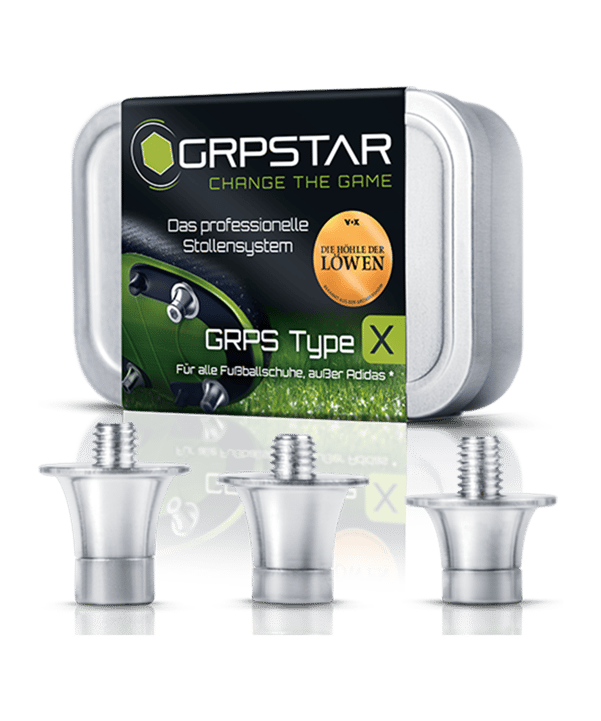 GRPSTAR Type X Studs Alu Höhe verstellbar 15mm 13mm 11mm - silber