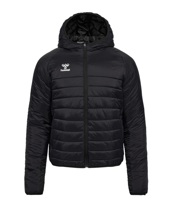 Hummel hmlGO Quilted Kapuzenjacke Schwarz F2001 - schwarz