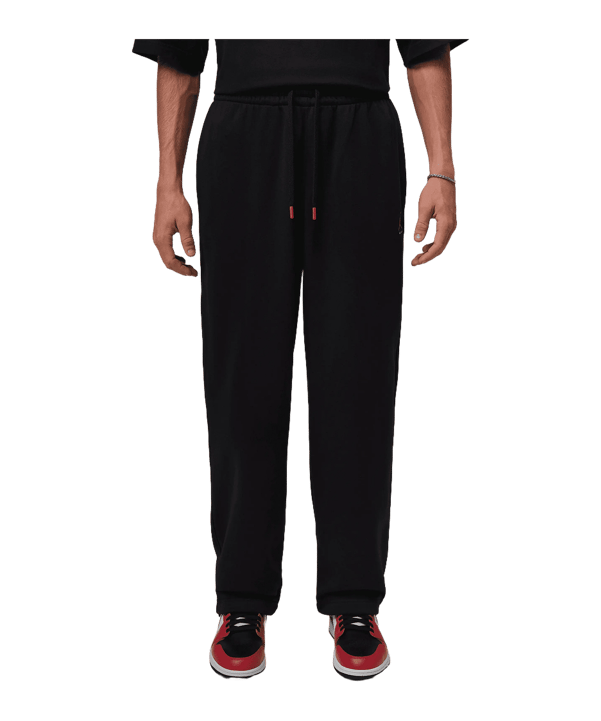 Jordan Brookyln Fleece Jogginghose Schwarz - schwarz