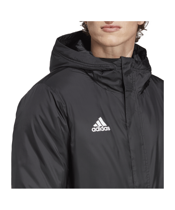 adidas Entrada 22 Stadium Jacke Schwarz - schwarz