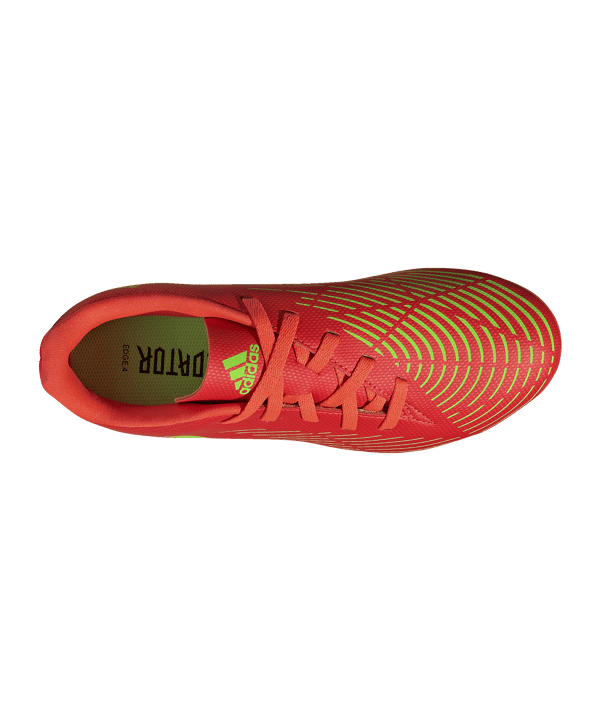 adidas Predator EDGE.4 FxG Kids Rot Grün - rot