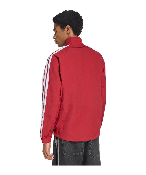 adidas Manchester United Anthem Jacke Rot - rot