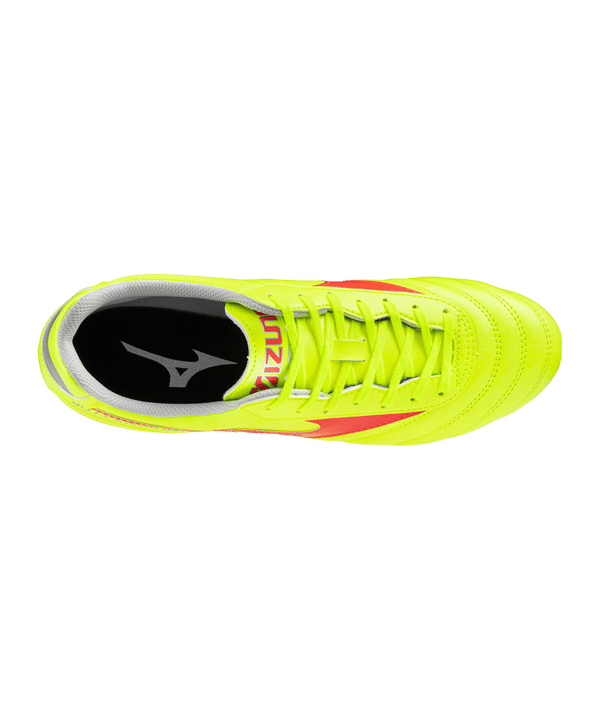 Mizuno Morelia II Club FG Dyna Gelb Rot Silber F45 - gelb