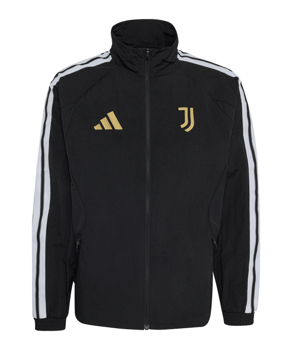 adidas Juventus Turin Anthem Jacke Schwarz - schwarz