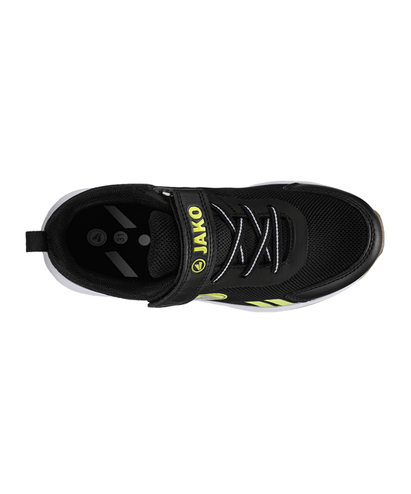 JAKO Sportschuh Power Jr Kids Schwarz Gelb F819 - schwarz
