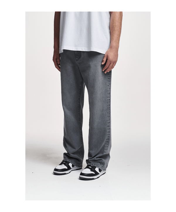 2Y Studios Adrik Basic Baggy Jeans Hose Grau - grau