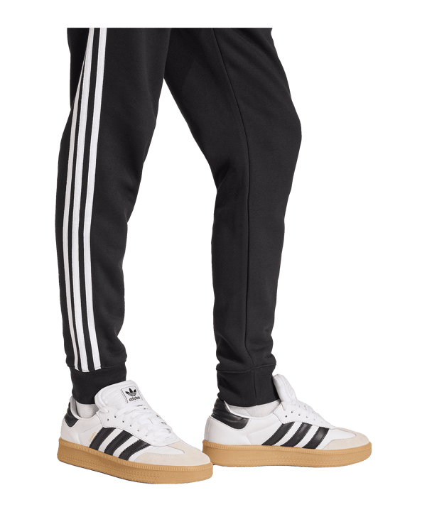 adidas Originals 3-Stripes Jogginghose Schwarz - schwarz