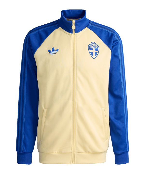 adidas SvFF Schweden Originals Jacke Gelb - gelb