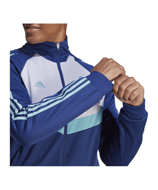 adidas Tiro Jacke Blau - blau