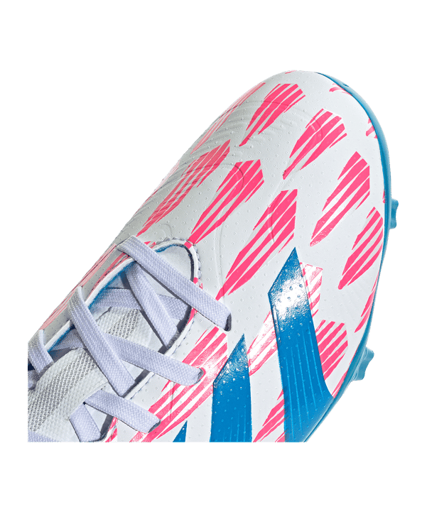 adidas Predator League FG Reemergence Kids Weiss Blau - weiss
