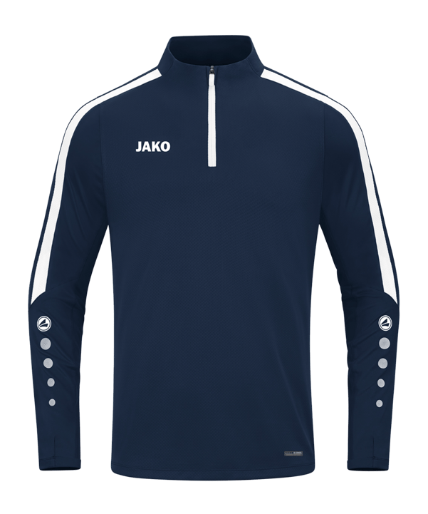 JAKO Power Sweatshirt Blau Weiss F900 - blau