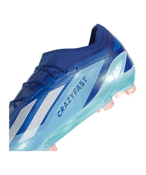adidas X Crazyfast.1 FG Marinerush Blau Weiss Orange - blau