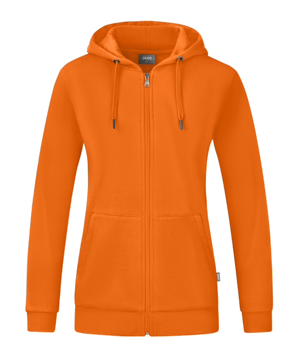 Jako Organic Kapuzenjacke Damen Orange F360 - orange