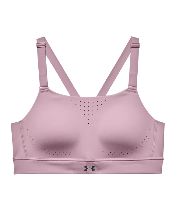 Under Armour Rush High Sport-BH Damen Pink F698 - pink