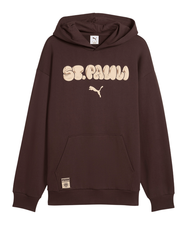 PUMA FC St. Pauli Graphic Hoody Braun F01 - braun