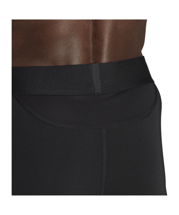 adidas Techfit Aeroready Tight Short Schwarz - schwarz