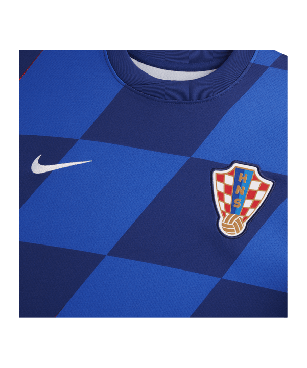Nike Kroatien Trikot Away EM 2024 Damen Blau Weiss  F405 - blau
