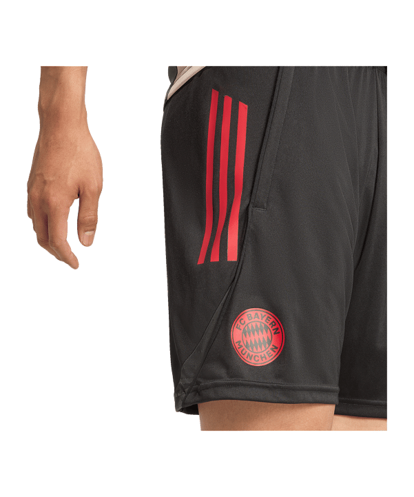 adidas FC Bayern München Tiro25 European Competition Training Short 2025/2026 Schwarz - schwarz