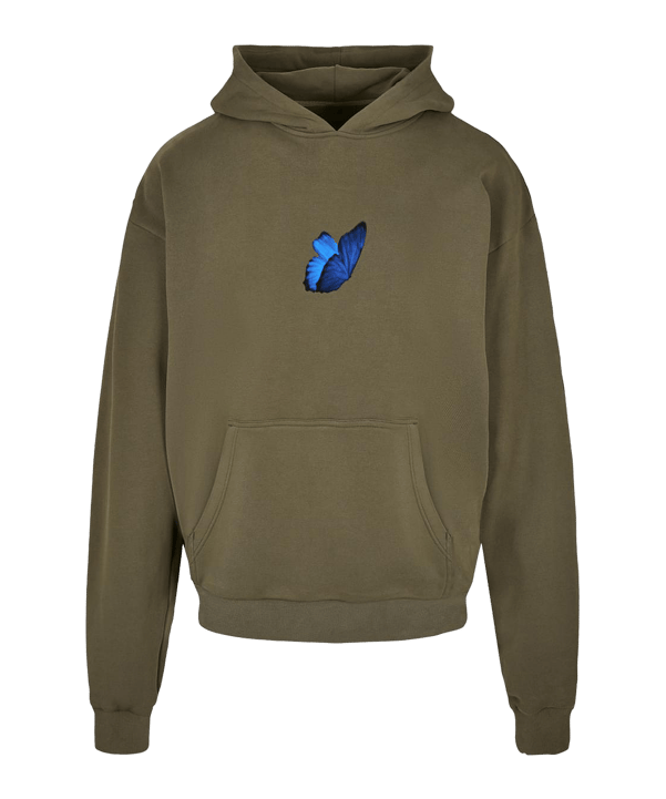 Mister Tee Le Papilloversized Hoody Grün - gruen