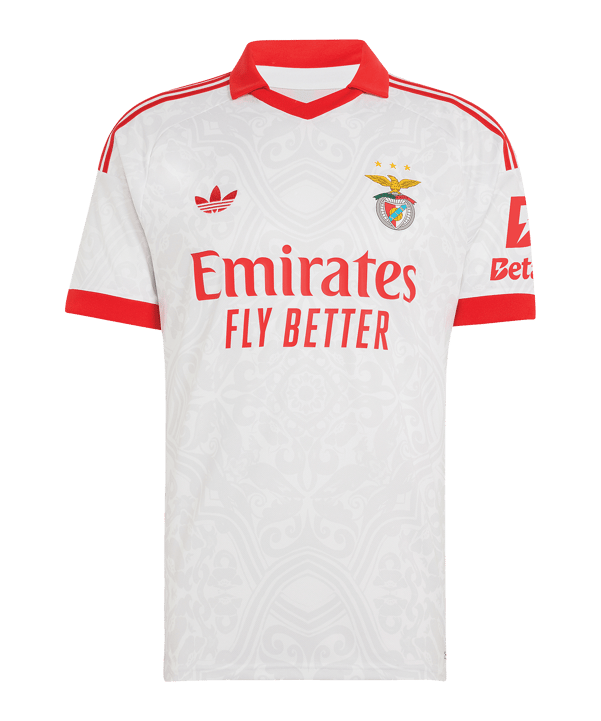 adidas Benfica Lissabon Trikot Away 2026/2027 Weiß - weiss