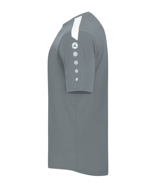 JAKO Power T-Shirt Grau Weiss F840 - grau