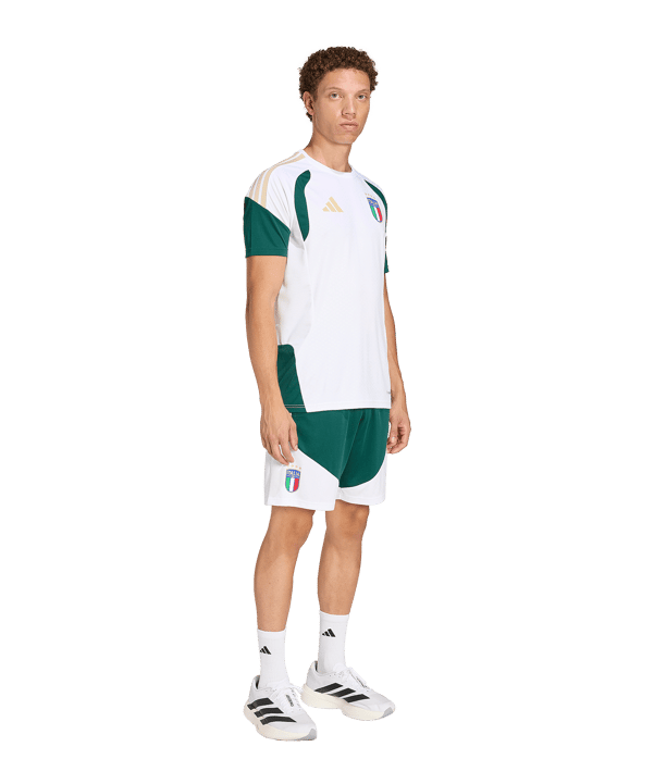adidas Italien Tiro Trainingsshirt Weiß - weiss