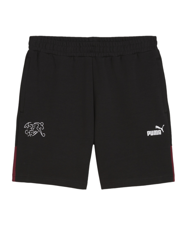 PUMA Schweiz Ftbl Archive Short EM 2024 Schwarz - schwarz