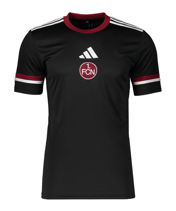 adidas 1. FC Nürnberg Prematch T-Shirt 2025/2026 Schwarz - schwarz